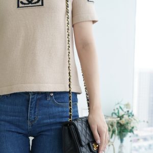 CF Classic Flap |荔枝纹 方胖子 黑金 图6
