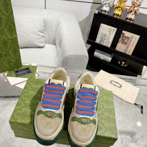 Gucci全新 Screener系列 最新款胖嘟嘟厚底脏脏鞋 ~~情侣款休闲鞋,6cm增高鞋~~ 图1