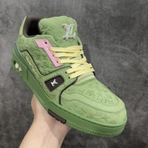 Tyler x Louis Vuitton 路易威登 LV Trainer 联名款 低帮休闲板鞋 海淘代购同渠道品质 高 图1
