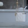 chanel金属球系列 22b新款小盒子 正品皮 白色◽ 图1
