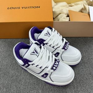 上新 1v 驴牌 trainer maxi 低帮板鞋 白紫 图1