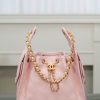 Chanel small hobo 粉色 小号 图1