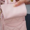 Chanel 25s small hobo 抽绳水桶包 粉色 小号 图1