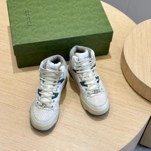 G家Gucc~古驰新款情侣做旧效果运动鞋 图1