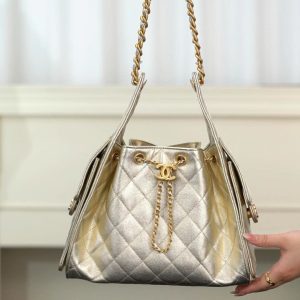 Chanel small hobo 香槟金 鱼子酱 小号 图1