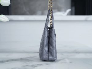 CHAENL Kelly手柄包 大号 深灰色 图4