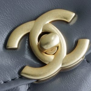 CHAENL Kelly手柄包 大号 深灰色 图9
