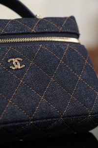 Chanel 26p 丹宁牛仔LP 饭盒包 深蓝 图1
