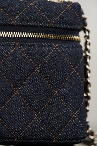 Chanel 26p 丹宁牛仔LP 饭盒包 深蓝 图2