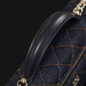 Chanel 26p 丹宁牛仔LP 饭盒包 深蓝 图5