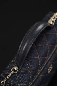 Chanel 26p 丹宁牛仔LP 饭盒包 深蓝 图5