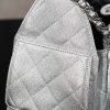 Chanel 26c 25bag 抽绳水桶包 银色银扣小号 图1