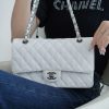 「Classic Flap」经典口盖包 中号 仙女白 图1