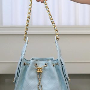 Chanel small hobo 蒂芙尼蓝小号 图1