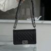 Chanel Leboy 大球纹 黑银小号 图1