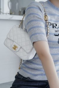 Chanel 金属球方胖子 白色 图1