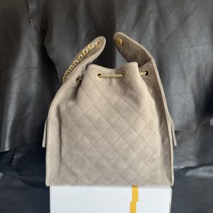 Chanel 灰色麂皮hobo 中号 图3