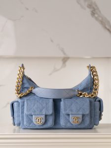 Chanel 25c 早春多口袋牛仔hobo 小号 图2