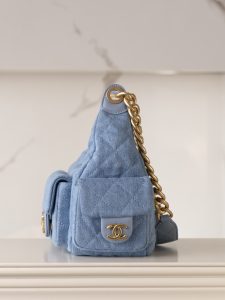 Chanel 25c 早春多口袋牛仔hobo 小号 图7
