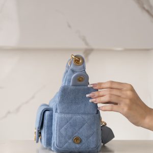 Chanel 25c 早春多口袋牛仔hobo 小号 图8