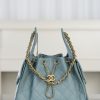 Chanel small hobo 雾霾蓝 鱼子酱 小号 图1