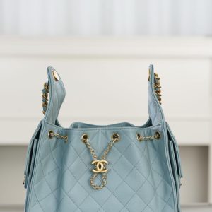 Chanel small hobo 雾霾蓝 鱼子酱 小号 图4