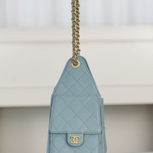 Chanel small hobo 雾霾蓝 鱼子酱 小号 图6