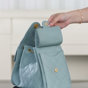 Chanel small hobo 雾霾蓝 鱼子酱 小号 图7
