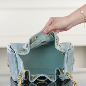 Chanel small hobo 雾霾蓝 鱼子酱 小号 图8