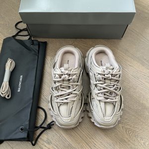 顶级版本 巴黎世家3.0 三代半拖 Balenciaga Sneaker Tess s.Gomma MAILLE WHI 图1
