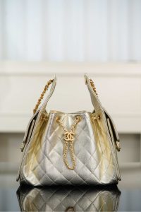 Chanel small hobo 香槟金 鱼子酱 小号 图1