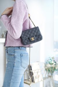 Chanel 金属球方胖子 深灰色 图4