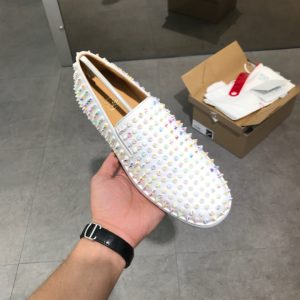 顶级新款Christian Loubotin 情侣款 男女码34—47 原单品质 定制进口牛皮 水染牛皮里 原版TPU高 图1