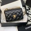 香奈儿19Bag 双小金球mini 图1