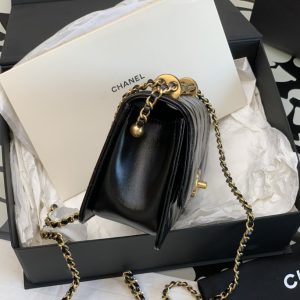 香奈儿19Bag 双小金球mini 图5