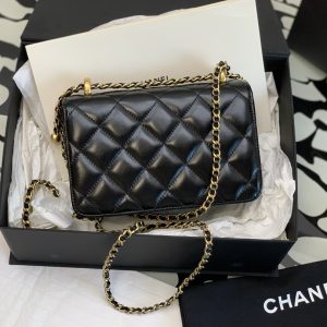 香奈儿19Bag 双小金球mini 图7