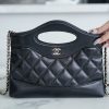CHANEL 横款31bag nano 黑色 图1