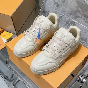 顶级天花板Lv Trainer最新系列休闲复古运动篮球鞋憨态可掬胖子鞋 图1