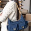 Chanel 25c 爆款牛仔hobo 嬉皮包 小号 图1
