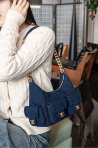 Chanel 25c 爆款牛仔hobo 嬉皮包 小号 图2
