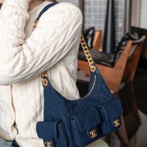Chanel 25c 爆款牛仔hobo 嬉皮包 小号 图2