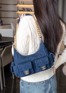 Chanel 25c 爆款牛仔hobo 嬉皮包 小号 图3