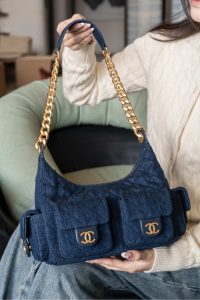 Chanel 25c 爆款牛仔hobo 嬉皮包 小号 图4