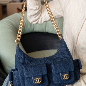 Chanel 25c 爆款牛仔hobo 嬉皮包 小号 图4