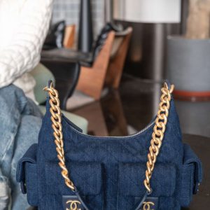 Chanel 25c 爆款牛仔hobo 嬉皮包 小号 图8