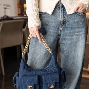 Chanel 25c 爆款牛仔hobo 嬉皮包 小号 图9