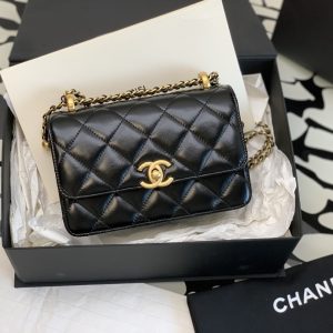 香奈儿19Bag 双小金球mini 图1
