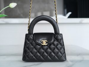 CHAENLKelly手柄包 黑色 图2