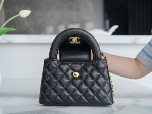 CHAENLKelly手柄包 黑色 图7