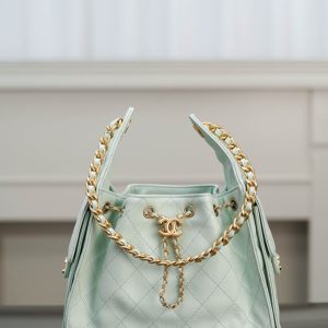Chanel small hobo 薄荷绿小号 图1